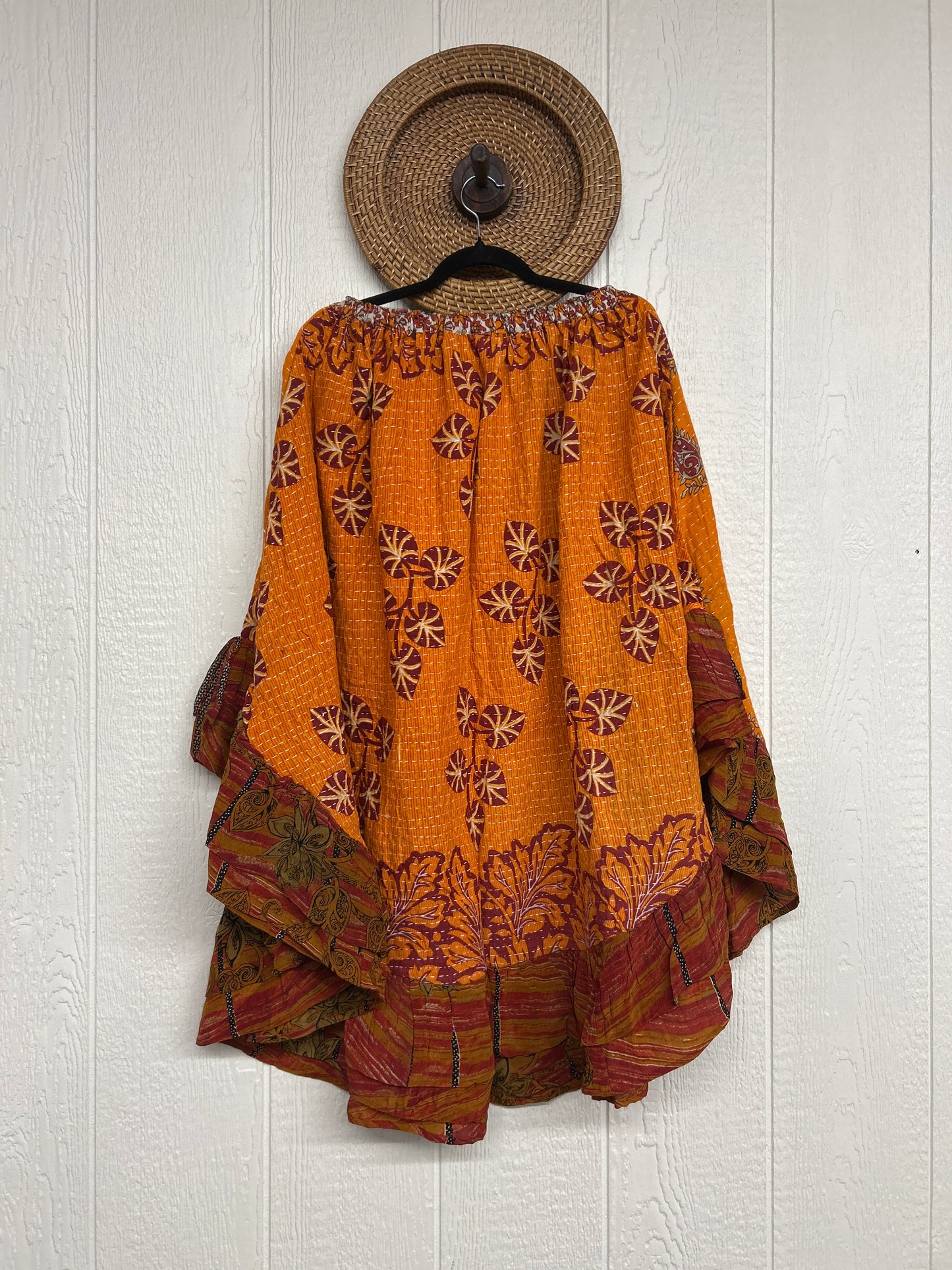 Pareo Kantha Wild Rose Skirt 0426 135