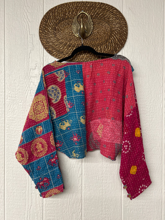 Pareo Kantha In Bloom Cropped Pullover 0326 244