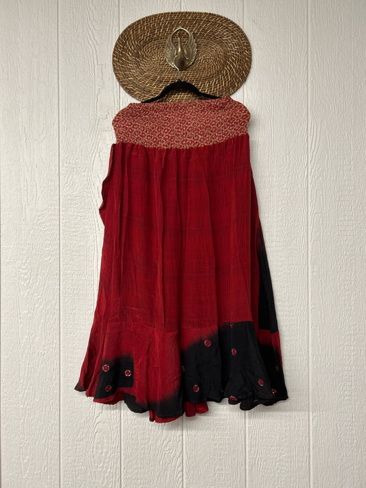 Crepe Sari Inner Peace Wrap Skirt 0626 014