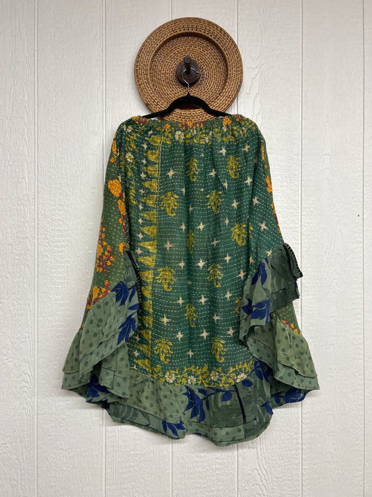 Pareo Kantha Wild Rose Skirt 0426 138