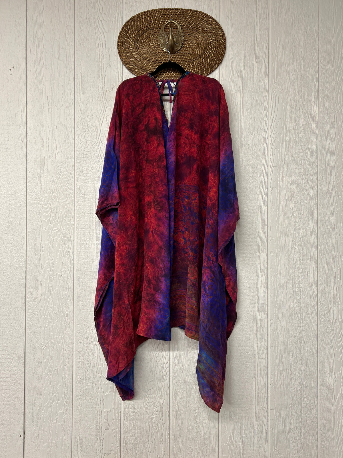 Crepe Sari Orchid Kimono 0626 142