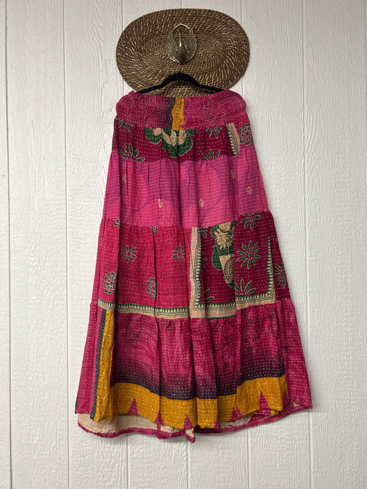 Pareo Kantha Lotus Maxi Skirt 0826 187
