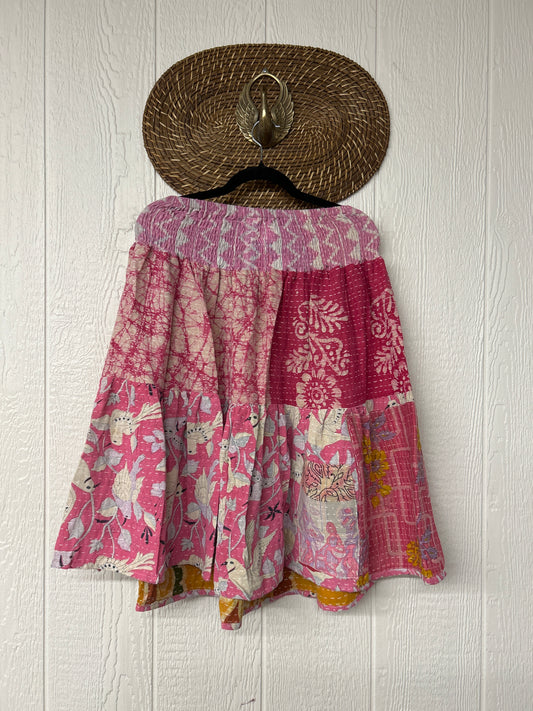 Pareo Kantha Meadow Skirt 0826 001