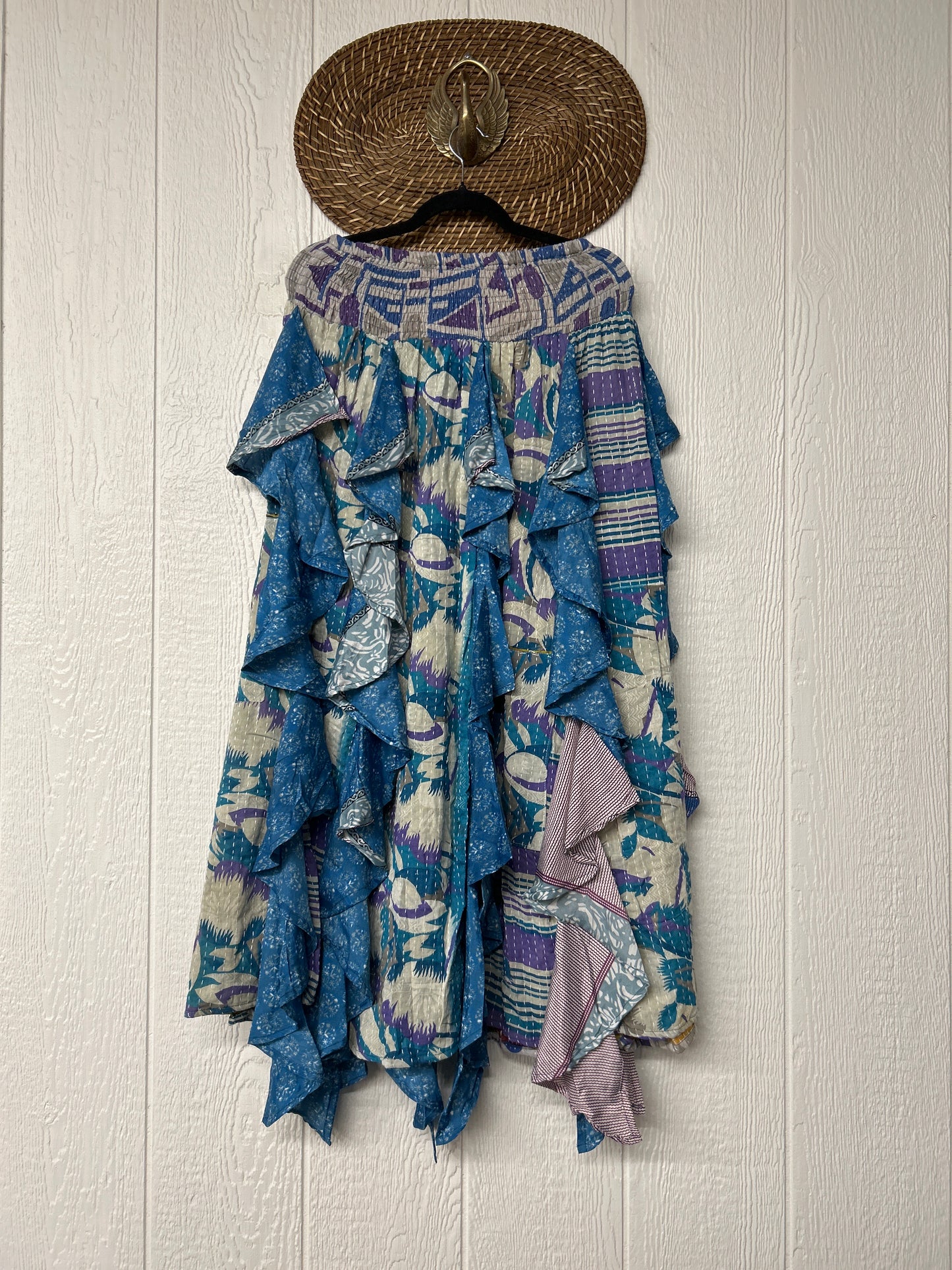 Pareo Kantha Willow Maxi Skirt 0826 121