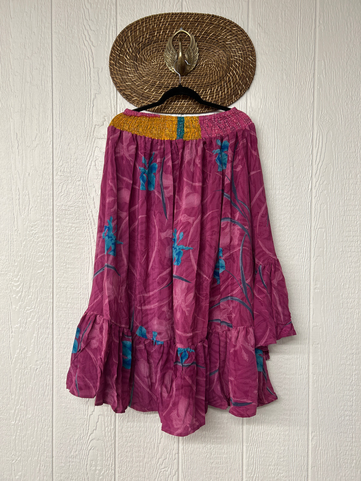 Crepe Sari Dahlia Skirt 1026 050