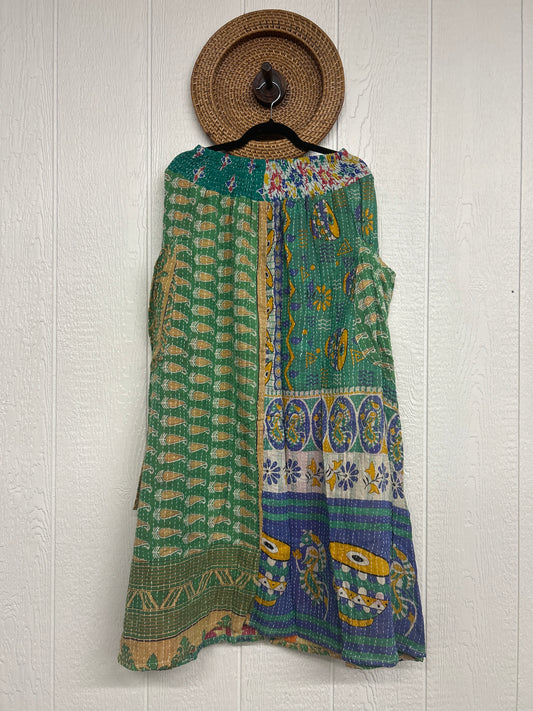 Pareo Kantha Butterfly Cargo Skirt 0426 213