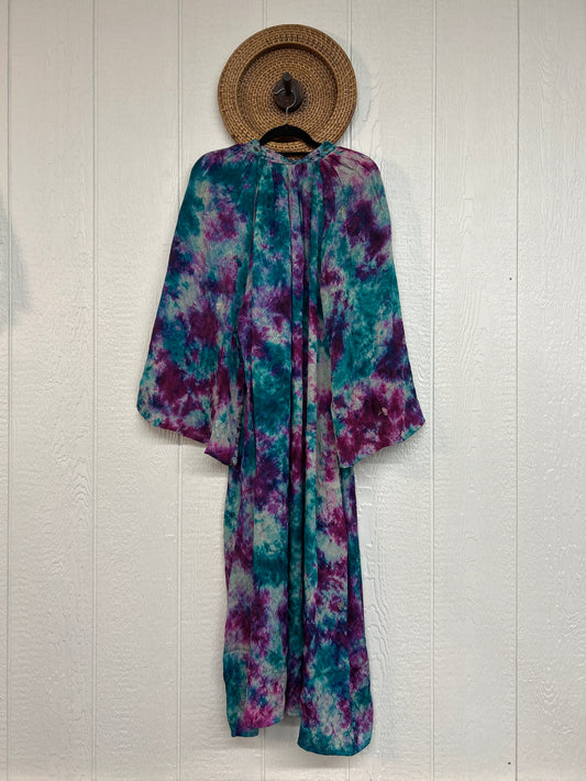 Crepe Sari Woodstock Duster Dress 0226 228
