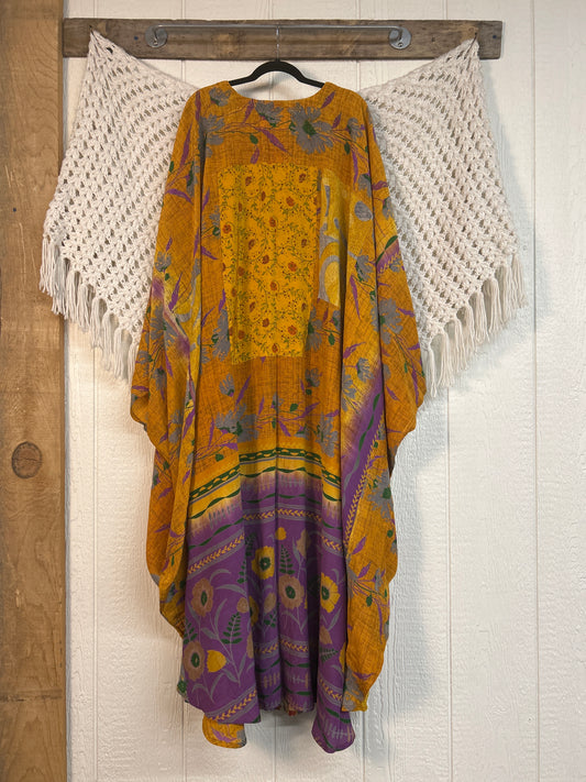 Crepe Sari Bowie Muu Dress 0826 006