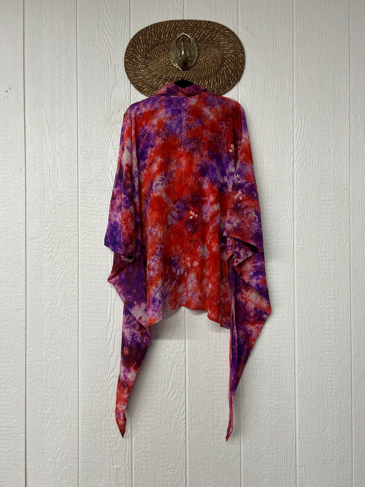 Crepe Sari Summer Nirvana Button Down 0626 098