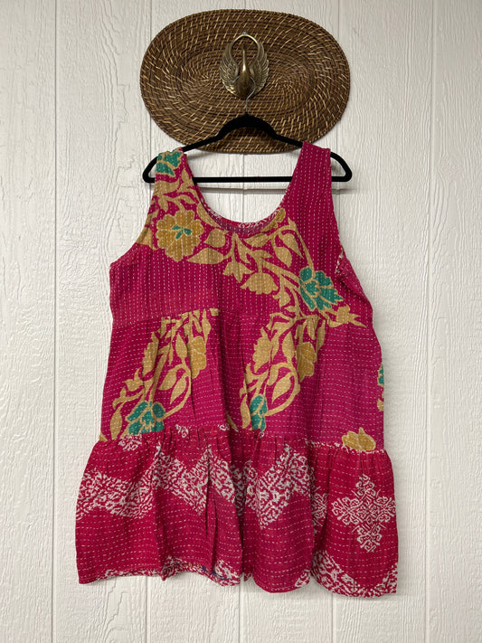 Kantha Meadow Mini Dress 0625 059