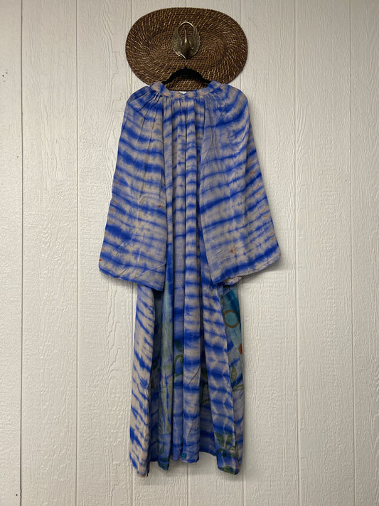 Crepe Sari Woodstock Duster Dress 0226 024