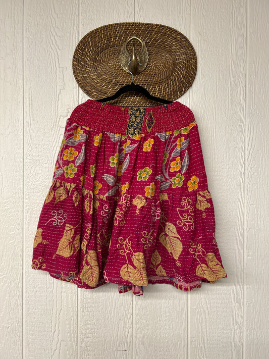 Pareo Kantha Meadow Skirt 0826 017