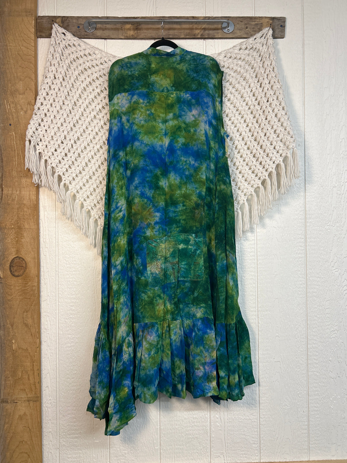 Crepe Sari Summer Dahlia Duster 0726 150