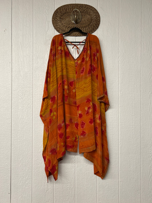Crepe Sari Orchid Kimono 0626 146