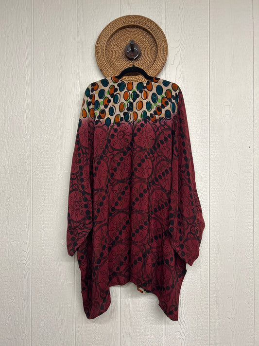 Crepe Sari Gaia Split Tunic 0226 137