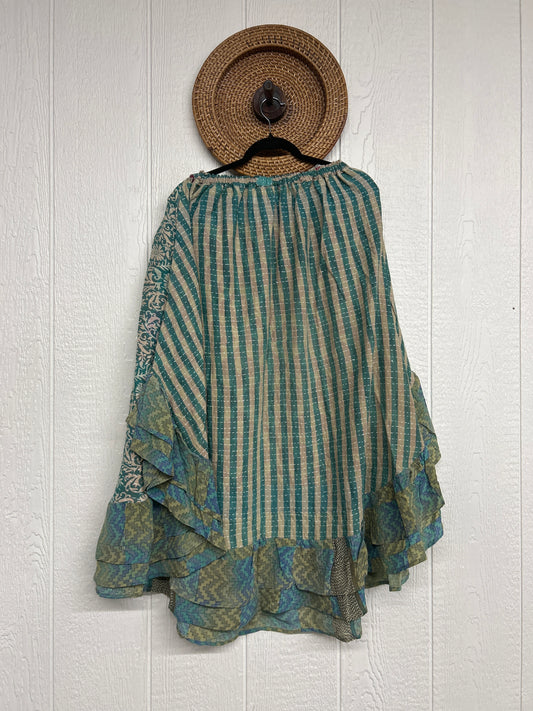 Pareo Kantha Wild Rose Skirt 0426 122