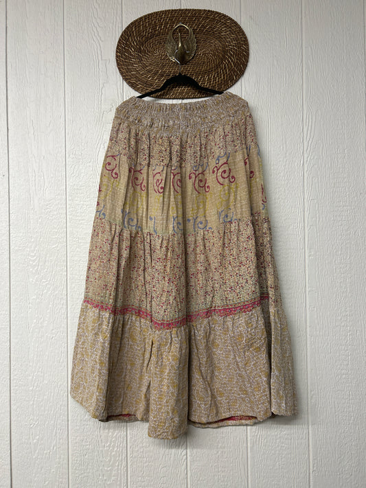 Pareo Kantha Lotus Maxi Skirt 0826 190