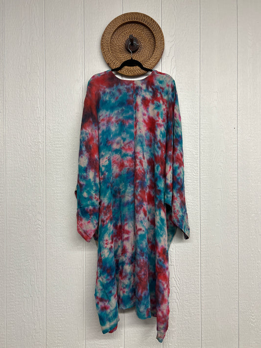 Crepe Sari Gaia Duster Dress 0426 036