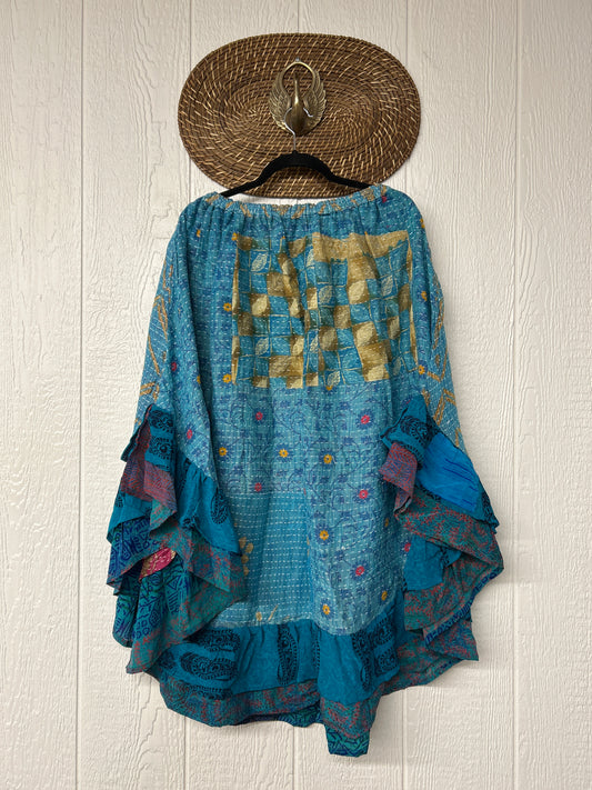 Pareo Kantha Wild Rose Skirt 0426 178