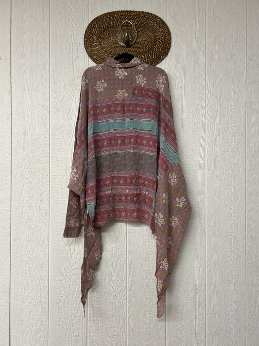 Crepe Sari Nirvana Button Down 1125 045