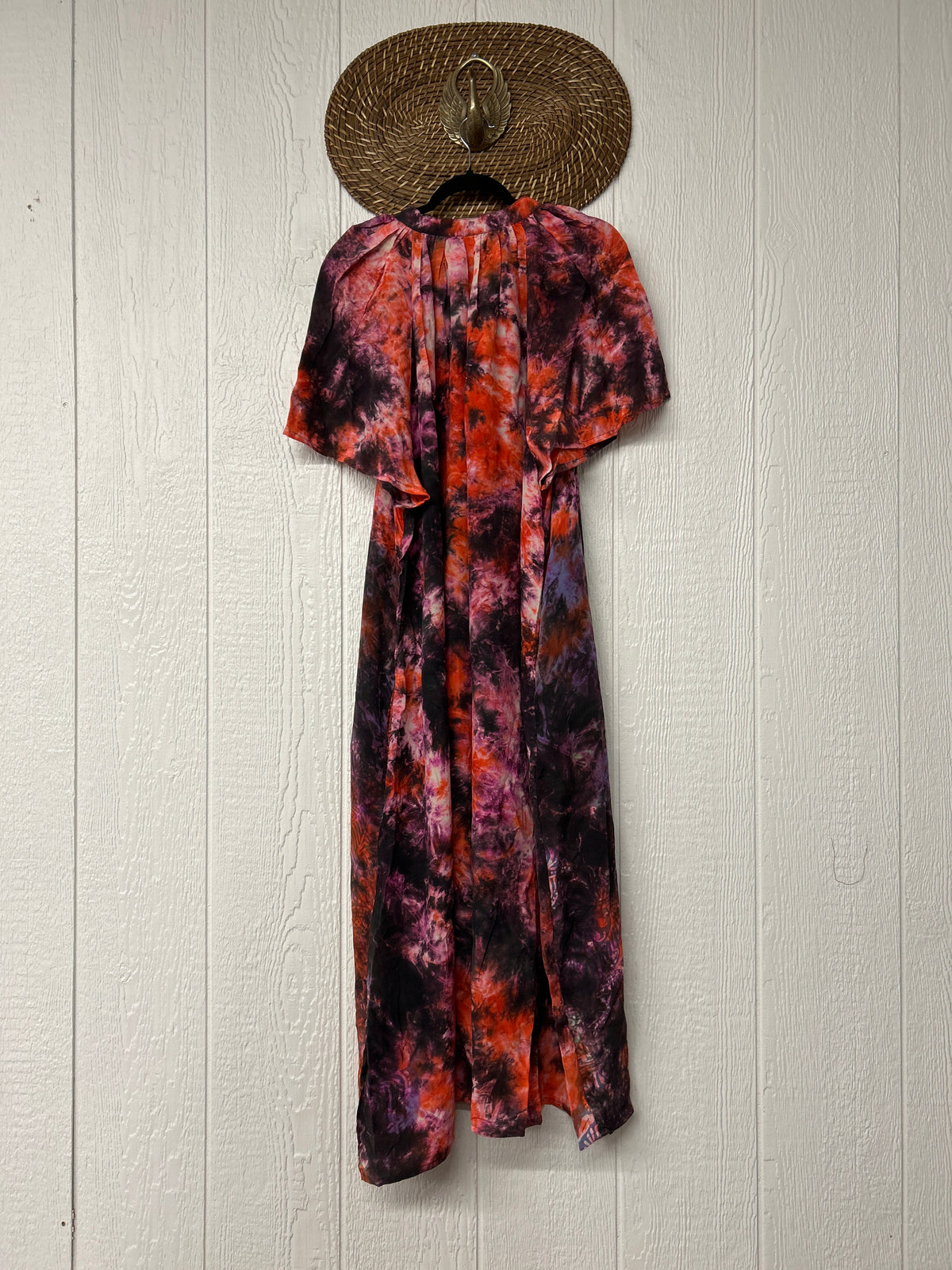 Crepe Sari Summer Woodstock Duster 0626 182