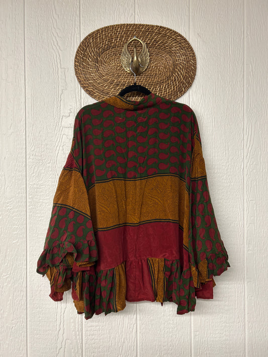 Crepe Sari Wild Rose Top 1225 161