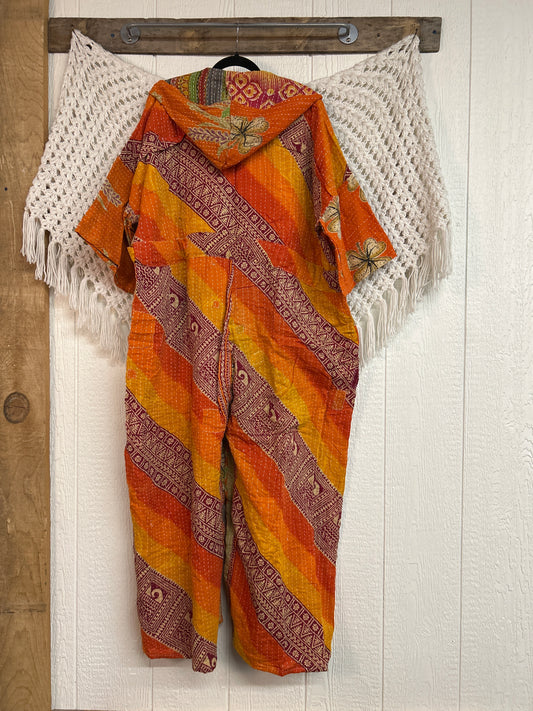 Kantha Zen Hoodie Jumpsuit 0925 205