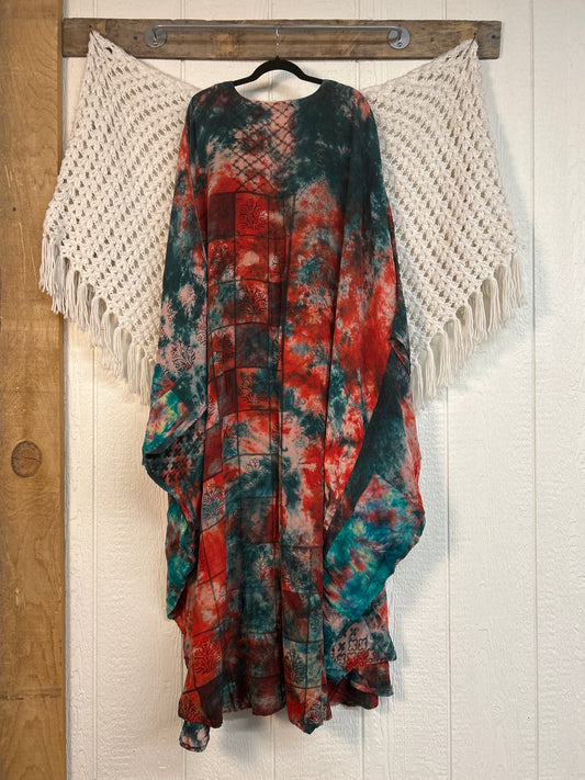 Crepe Sari Bowie Muu Dress 0826 015