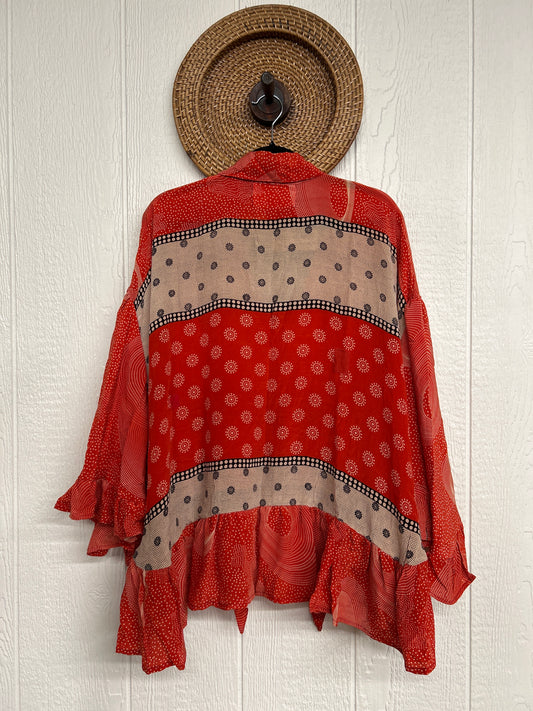 Crepe Sari Wild Rose Top 1225 111