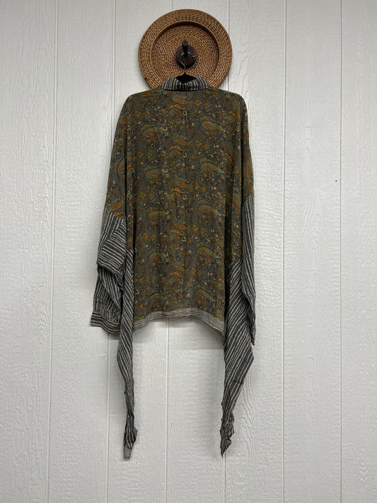 Crepe Sari Nirvana Button Down 1125 250