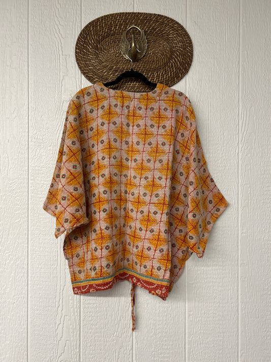 Pareo Kantha Hi-Lo Butterfly Top 0626 015
