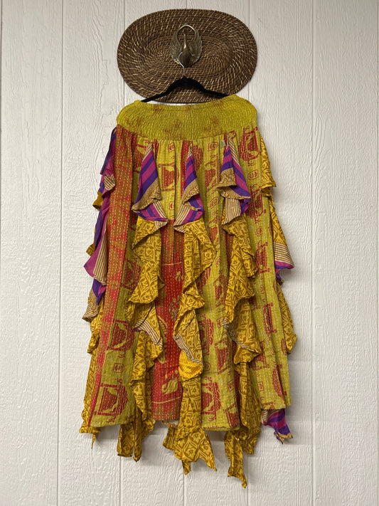 Pareo Kantha Willow Maxi Skirt 0826 267