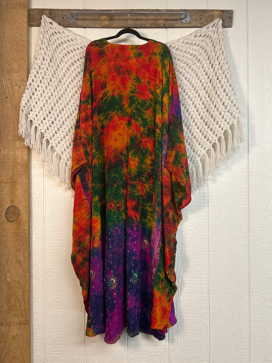 Crepe Sari Bowie Muu Dress 0826 119