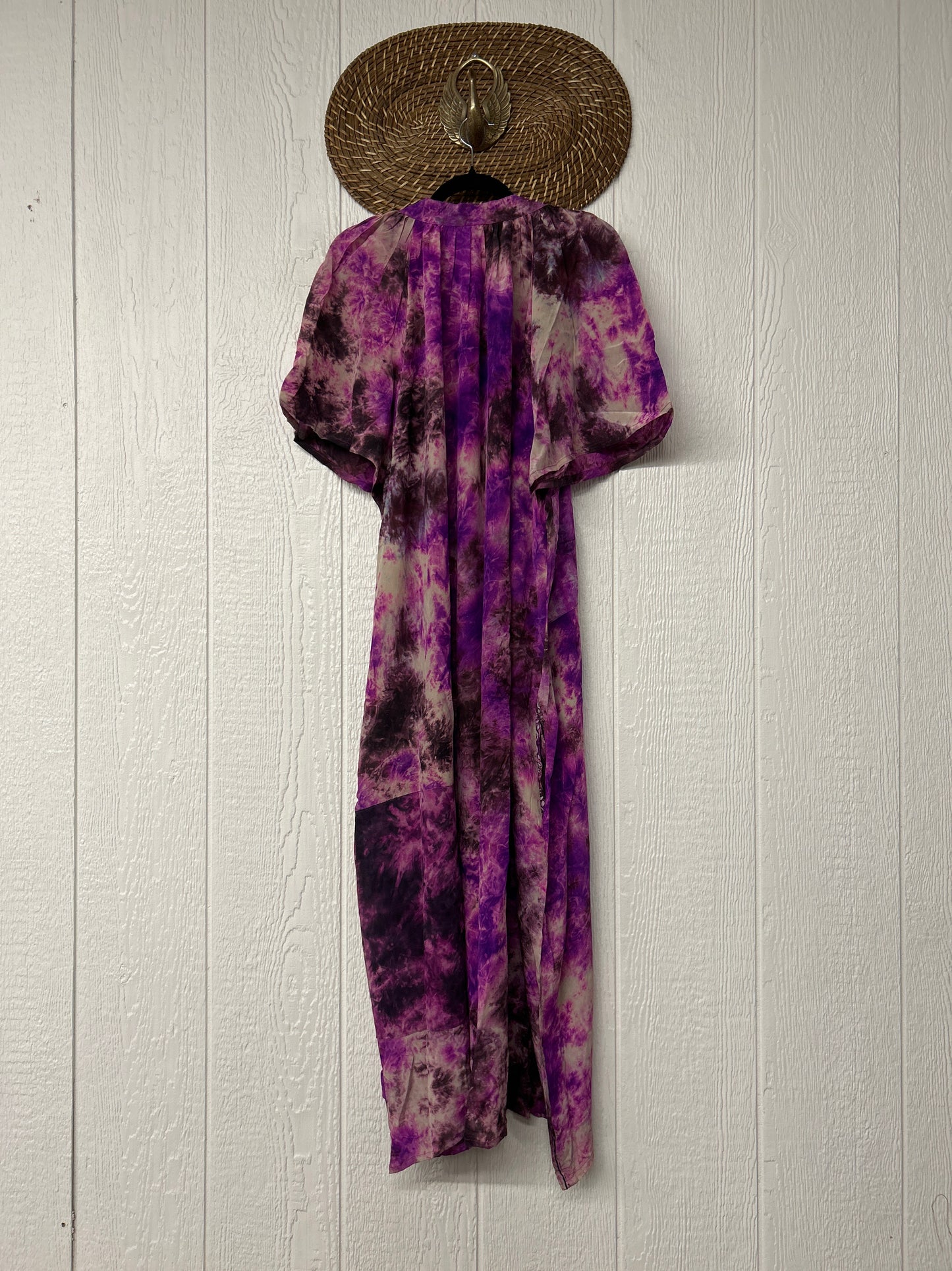Crepe Sari Summer Woodstock Duster 0626 244