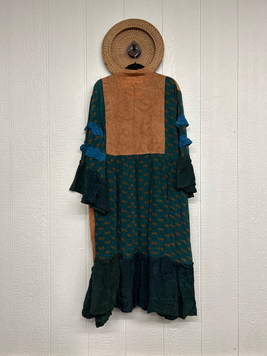 Crepe Sari Rhiannon Duster Dress 0226 163