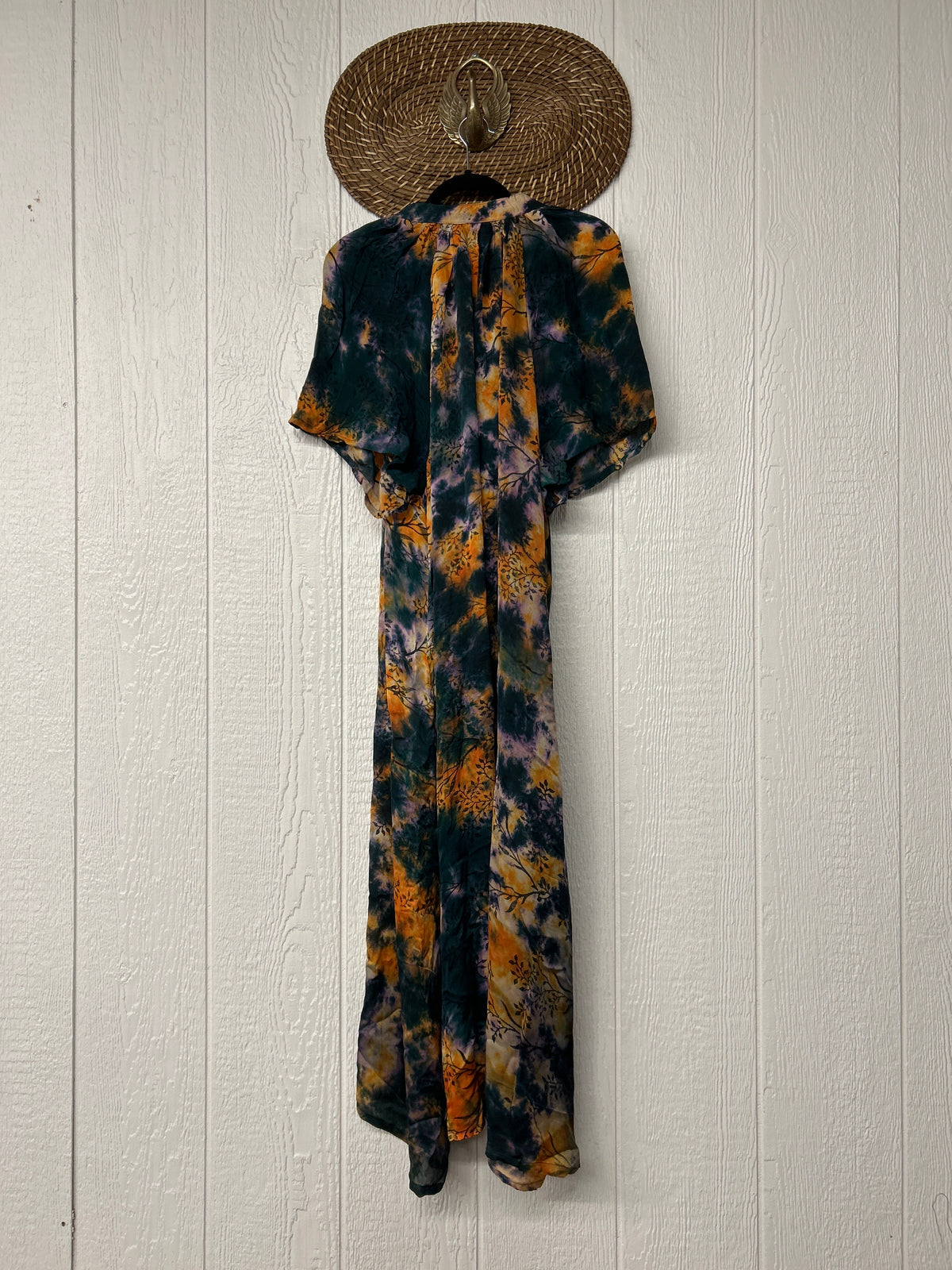 Crepe Sari Summer Woodstock Duster 0626 232
