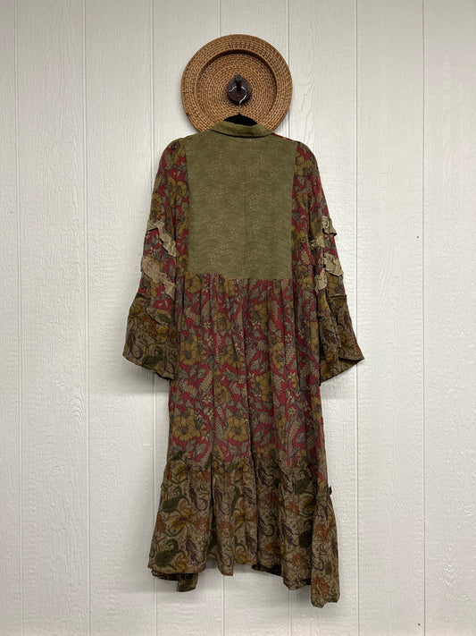 Crepe Sari Rhiannon Duster Dress 0226 271