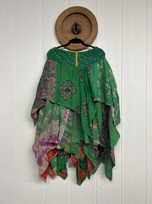 Pareo Kantha Pixie Skirt 0426 009