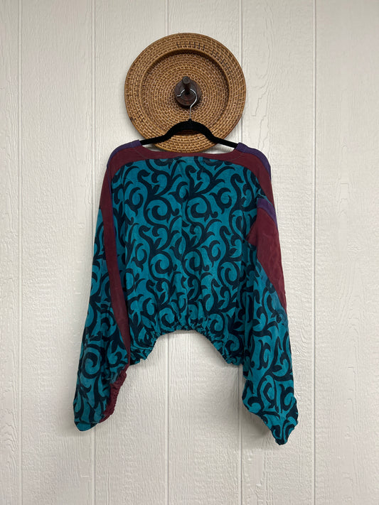 Crepe Sari Luna Crop Top 0126 118