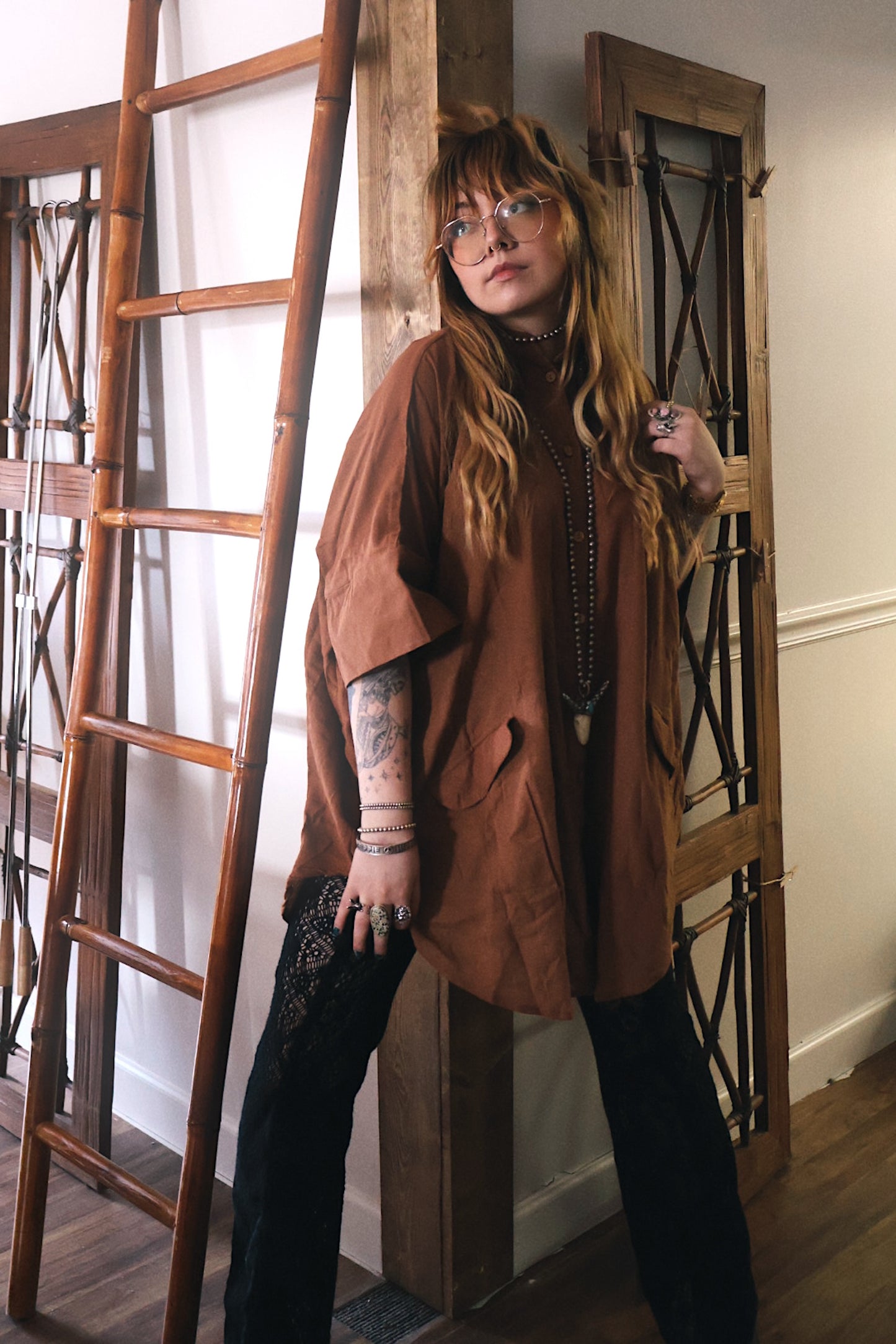 Khadi Free to Be Buttondown - Kantha Bae