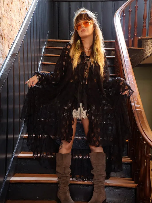 RETAIL Crochet Pixie Duster - Black
