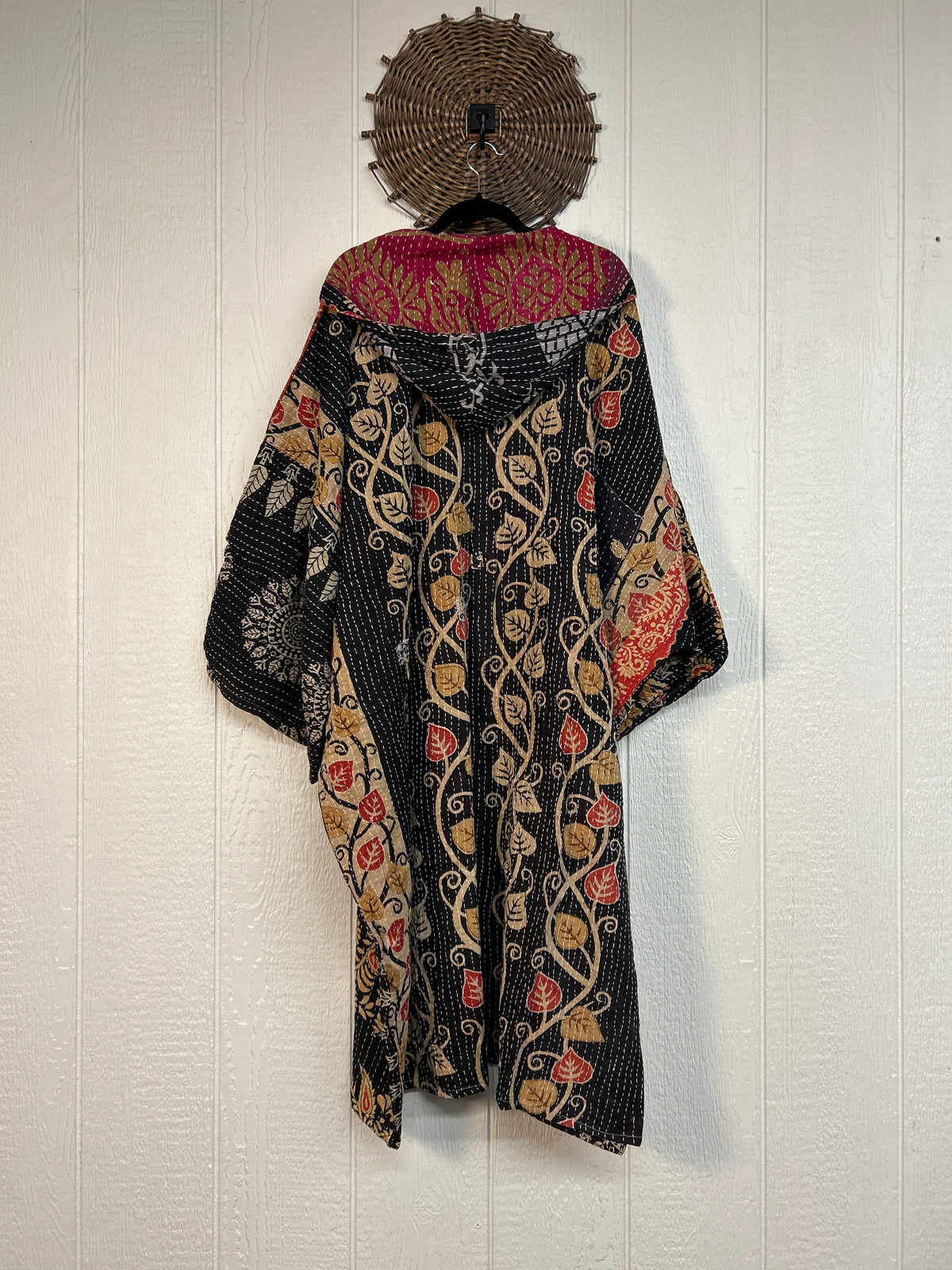 Pareo Kantha Gaia Hooded Maxi 1026 191
