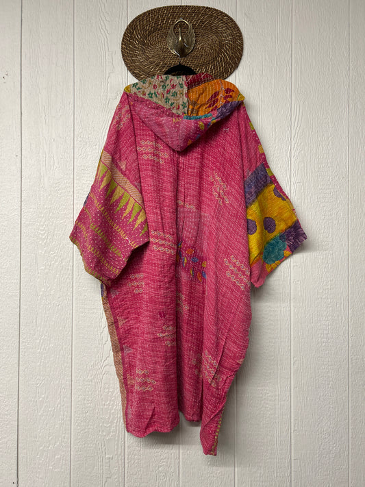 Pareo Kantha Gaia Hooded Maxi 1026 107