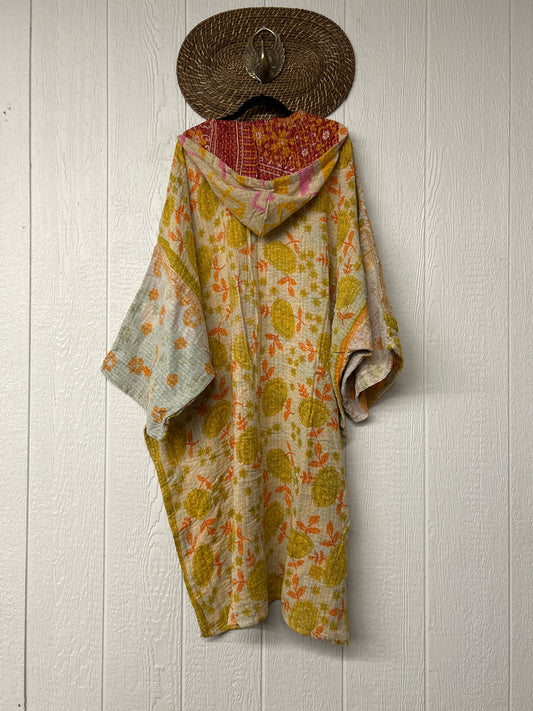 Pareo Kantha Gaia Hooded Maxi 1026 012