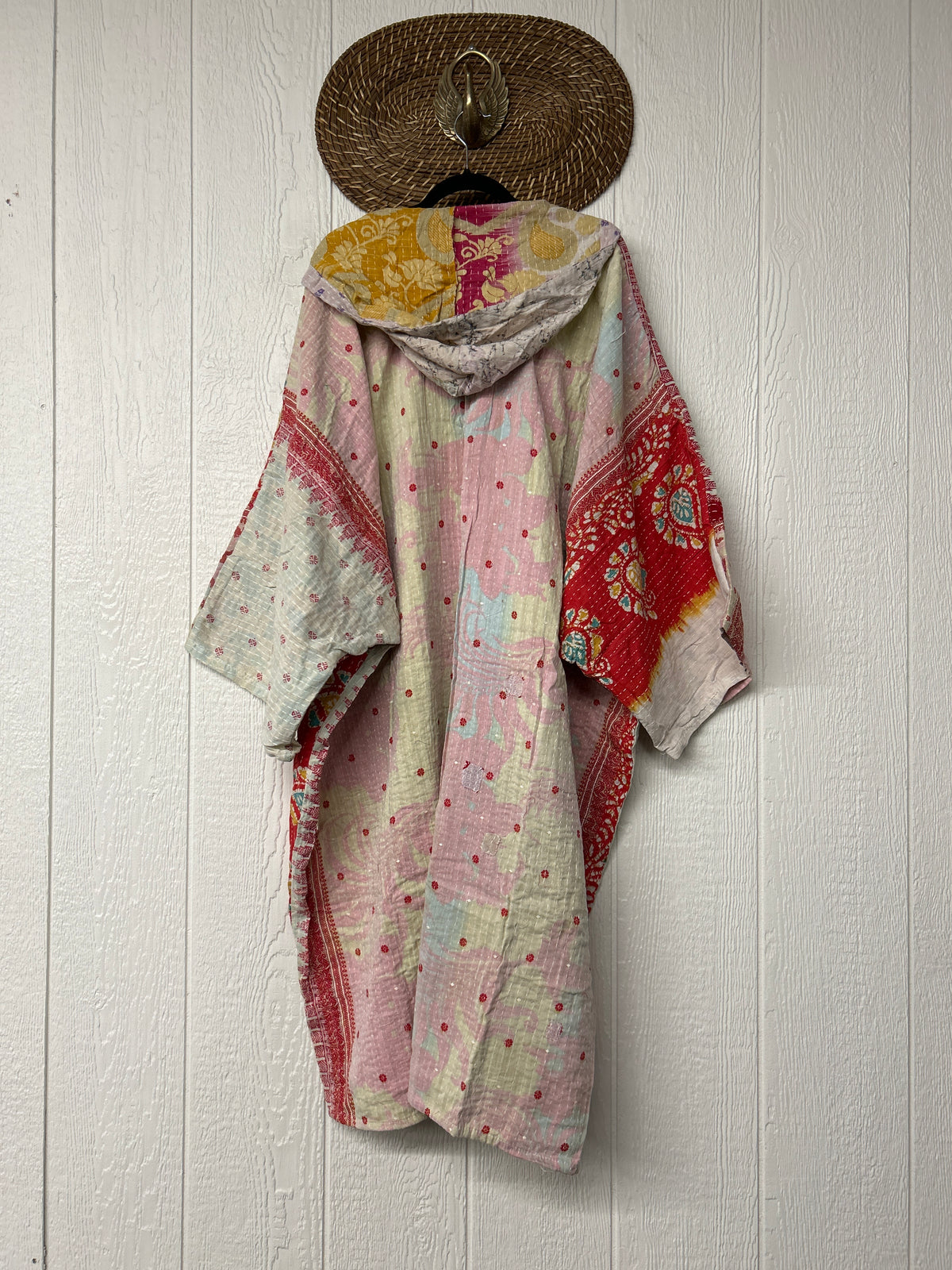 Pareo Kantha Gaia Hooded Maxi 1026 031