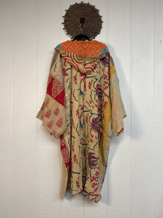 Pareo Kantha Gaia Hooded Maxi 1026 178
