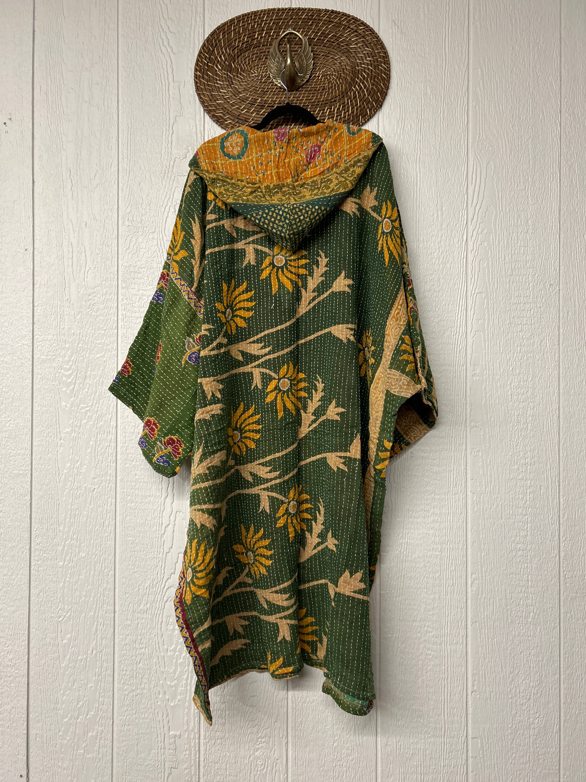 Pareo Kantha Gaia Hooded Maxi 1026 044