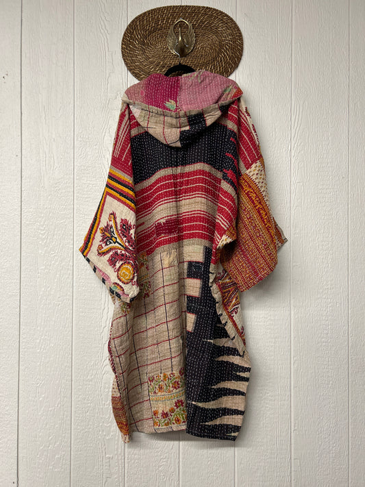 Pareo Kantha Gaia Hooded Maxi 1026 066