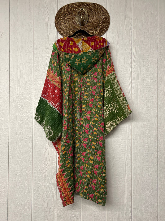 Pareo Kantha Gaia Hooded Maxi 1026 059