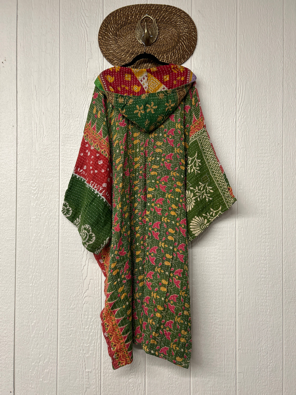 Pareo Kantha Gaia Hooded Maxi 1026 059
